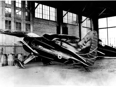 Hall Bulldog at Cleveland OH, left rear view